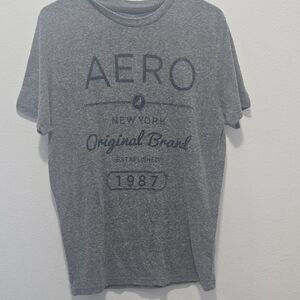 Aeropostale Gray Graphic Tee